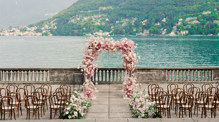 Ceremony at Como Lake
