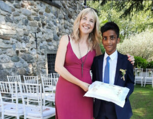 children in a wedding ceremony