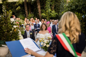The civil wedding ceremony of Pietro e Nidzara