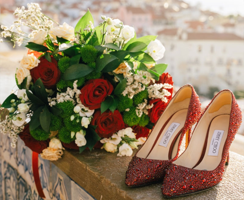 Elopement to Lisbon: a perfect wedding ceremony at miradouro de Santa Luzia