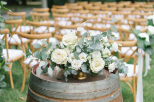 detail of a luxurious wedding ceremony