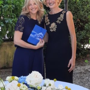 Paola Minussi at Villa Parravicini Revel with Giorgia Louise, wedding planner