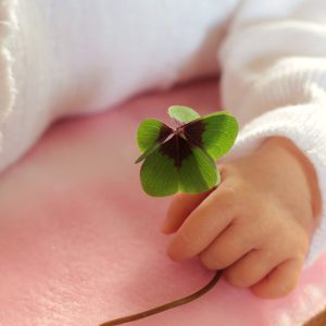Newborn baby hands